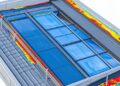 Energy Audit - Thermal Scan of a Roof Skylight Stock Illustration ...